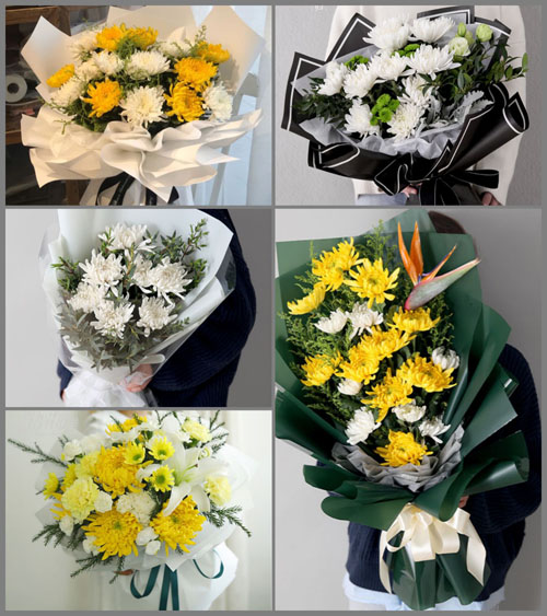 辽宁鞍山铁东区解放街道白事花束代送